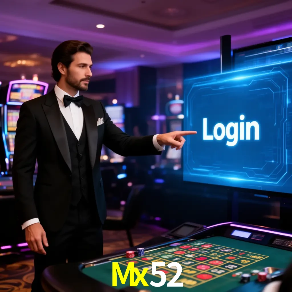 Mx52 Login - OTP, cuenta y soporte Pantalla Mx52 Login con OTP, contraseña, cuenta segura y soporte móvil